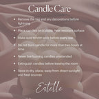 Ribbed Hourglass Soy Pillar Candle, Cream
