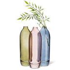 Tall Rose Glass Bud Vase