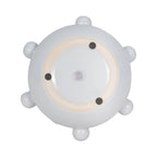 White Glossy Tapered Round Planter