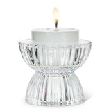 Small Reversible Ridged Candle Holder