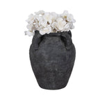 Black Amphora Multi-Handle Vase
