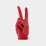Original CandleHand "Peace" Candle - Lifesize & Full Detail: Pink