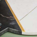 Sardinia Marble and Brass Inlay Cheese Board