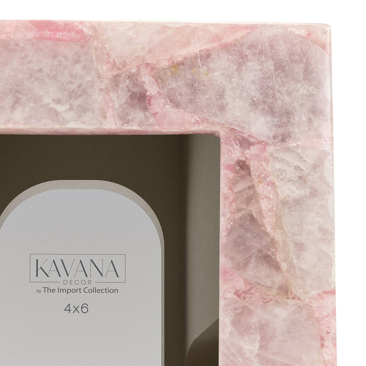 Oslo Pink Agate Picture Frame, 4x6