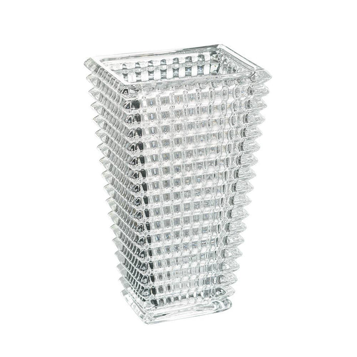 Clear Tiered Glass Vase