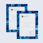 Blue Artisan Frame, 8x10, Set of 2