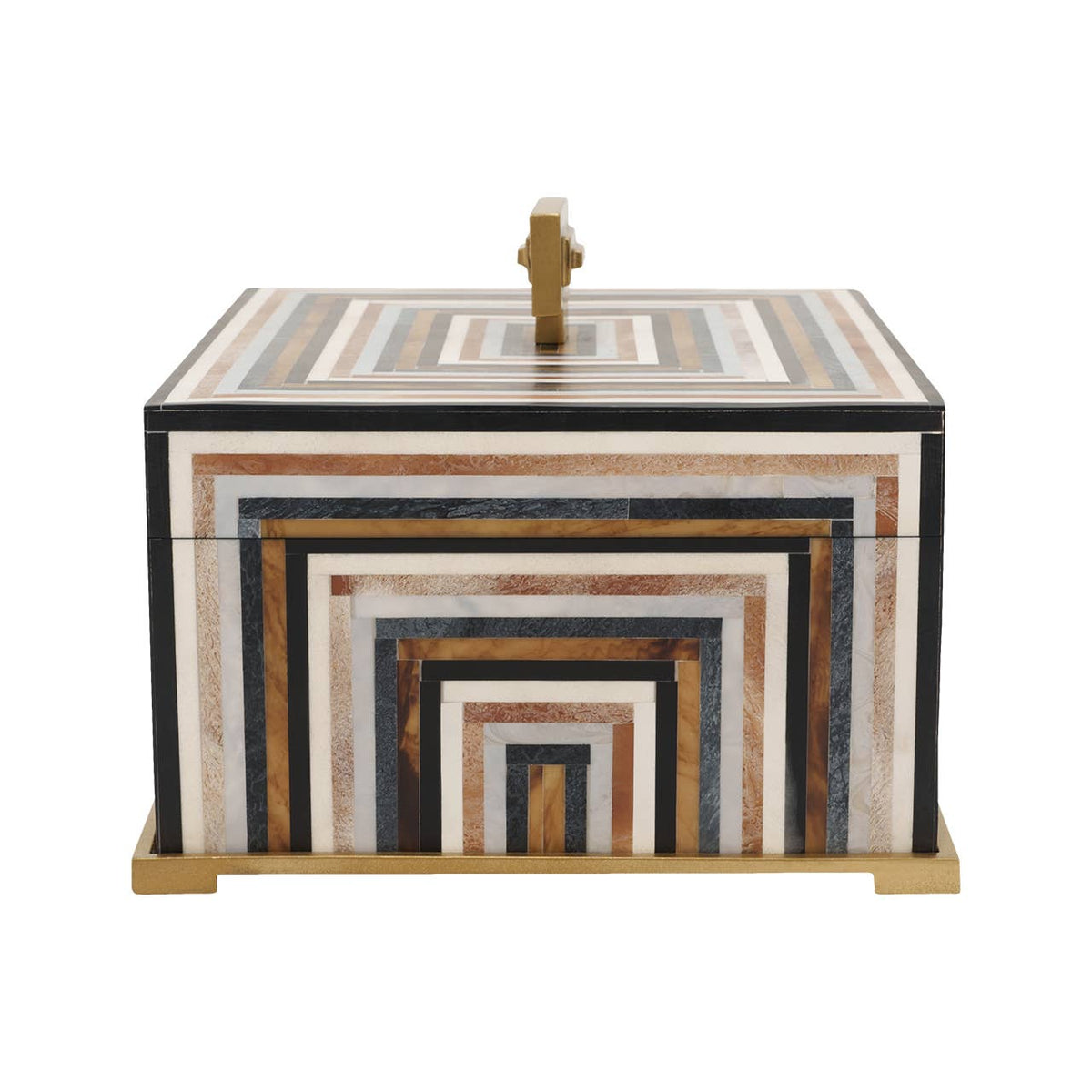 Hamett Geometric Lidded Box