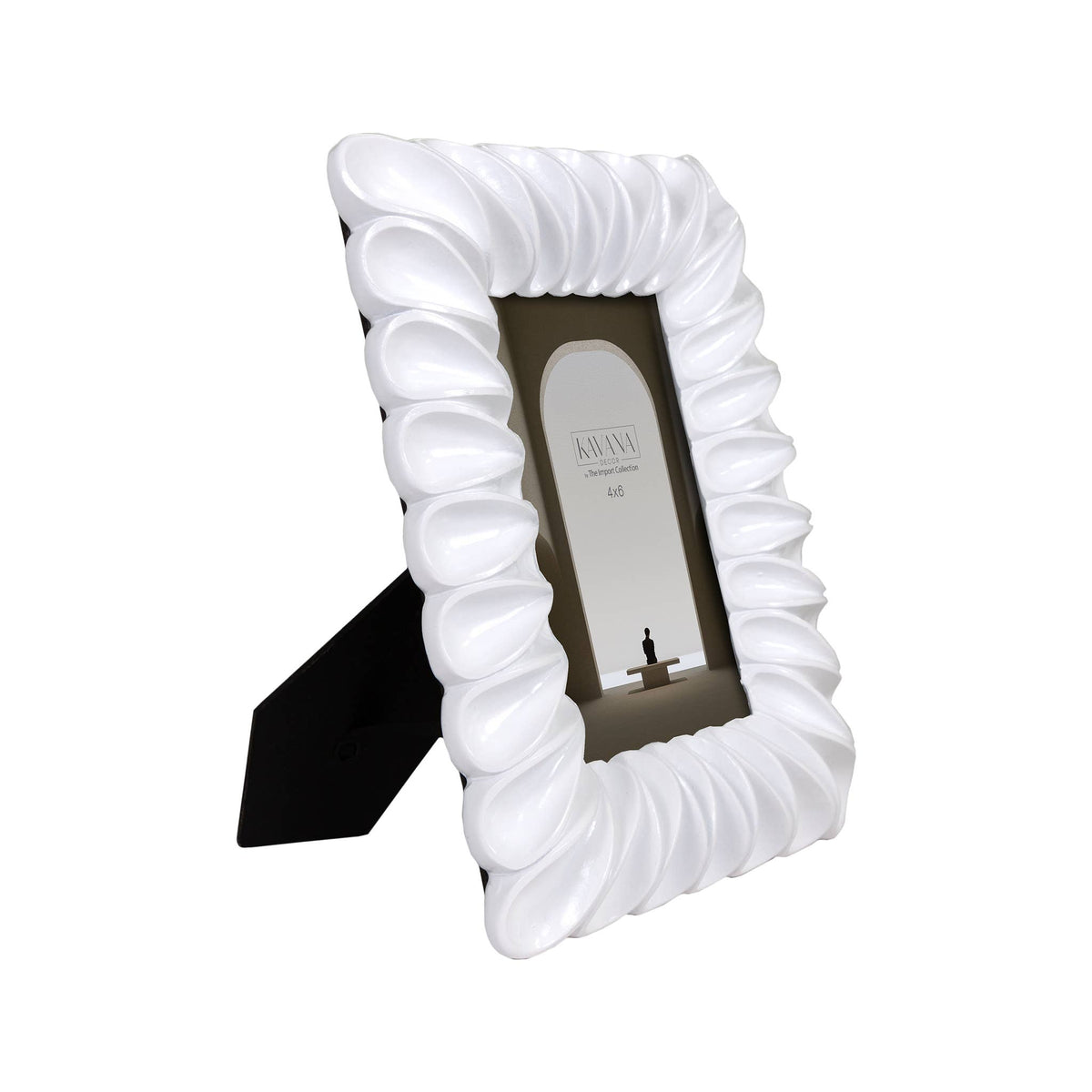 Liberty White Scalloped Frames, Set of 2