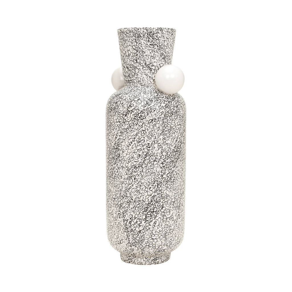 Eridan Black and White Statement Vase