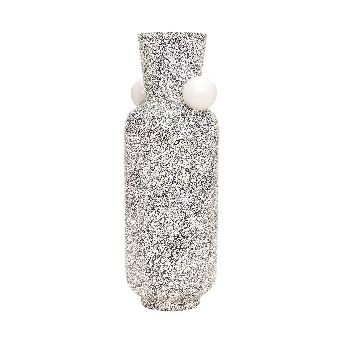 Eridan Black and White Statement Vase