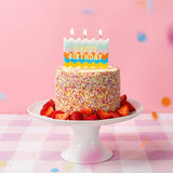 Wavy Large Block Birthday Candle