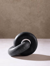 Munich Sculpted Marble Knot: Ivory White