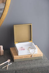 7x7x3" Butterfly Box - White
