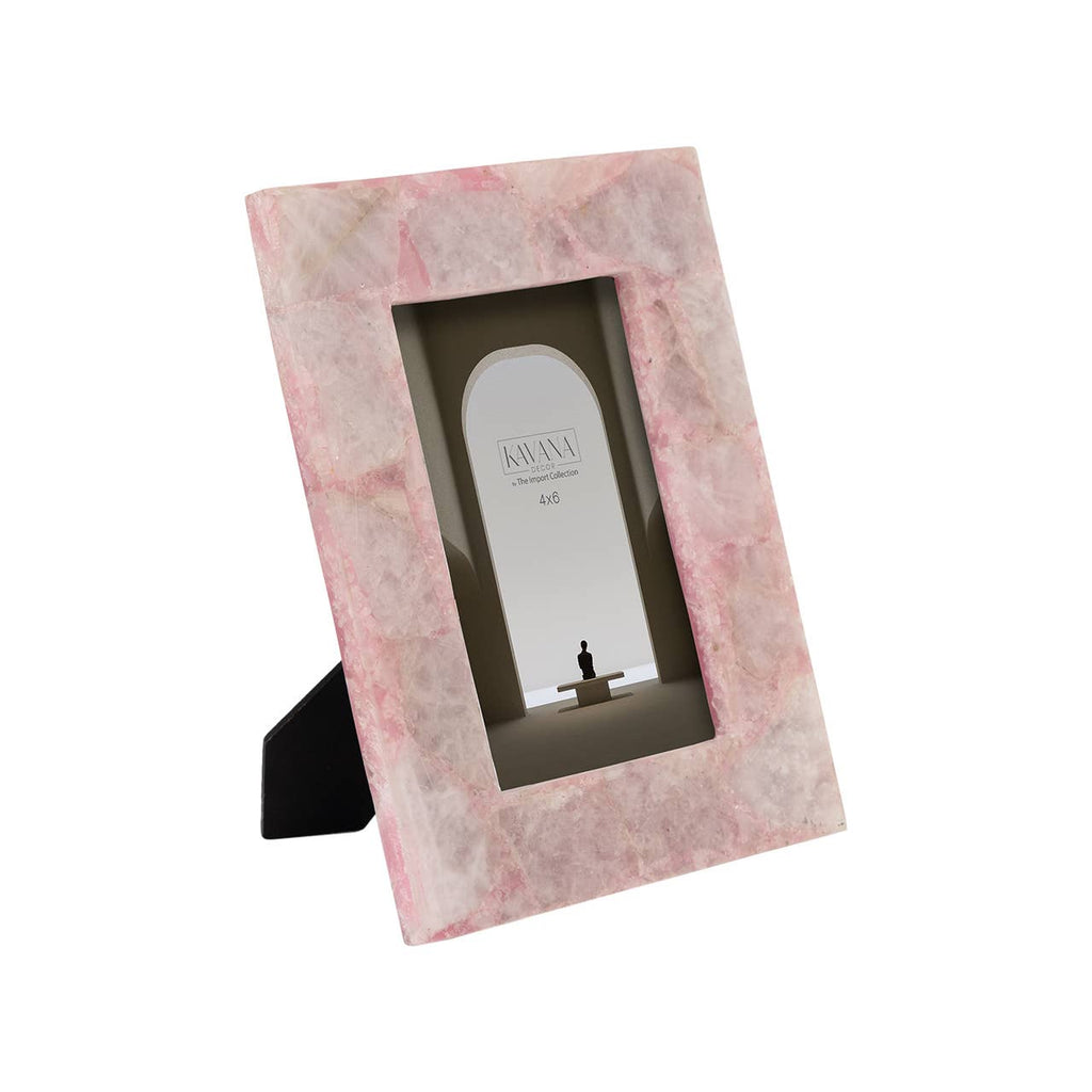 Oslo Pink Agate Picture Frame, 4x6