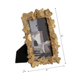 Photo Frame - Gold Resin Butterflies Border,  4x6 in.