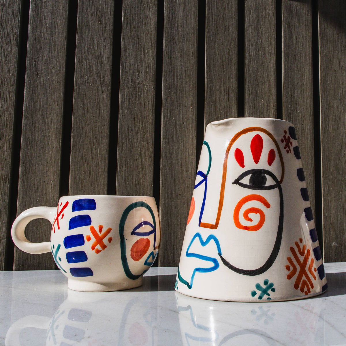 Moroccan Visage Ceramic Mug