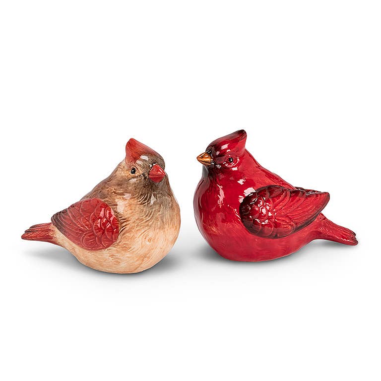 Cardinal Ceramic Salt & Pepper Shakers