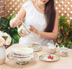Butterfly Garden Bone China Teapot