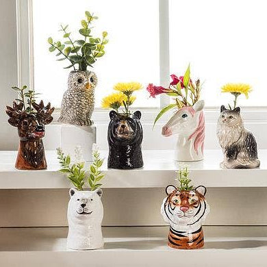 Unicorn Ceramic Bud Vase