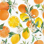 Citrus & Bees Paper Napkins, Set of 20