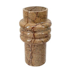 Cream Marble Cylinder Vase