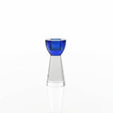 Colored Crystal Candlesticks: Blue / Large