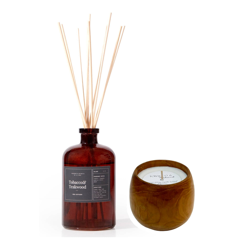 Tobacco and Teakwood Soy Candle
