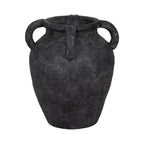 Black Amphora Multi-Handle Vase