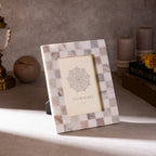 Austen Mosaic Onyx Picture Frame, Hazel Brown, 4x6