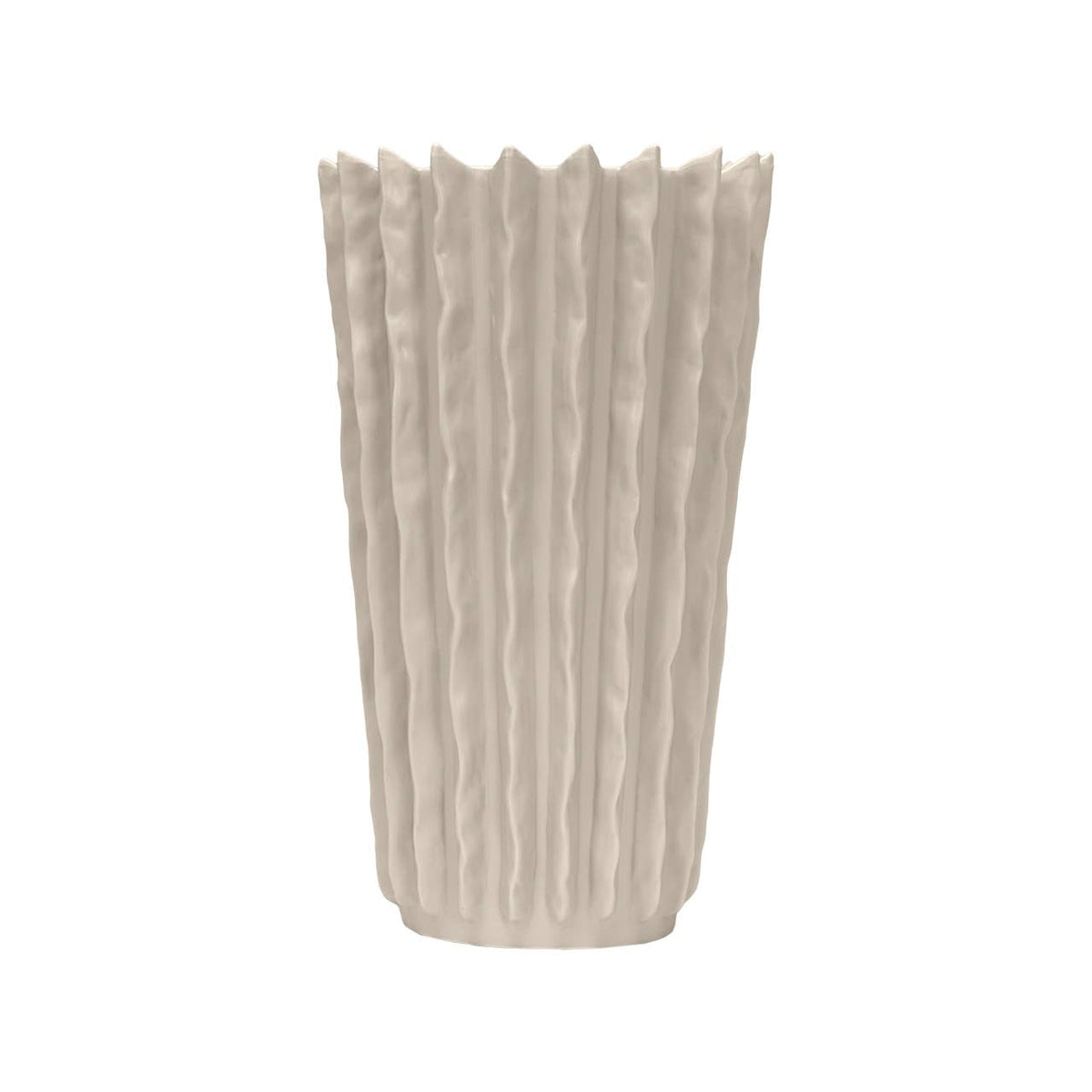 Guillian Beige Wide Vase