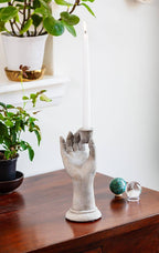 Tall Hand Taper Candle Holder