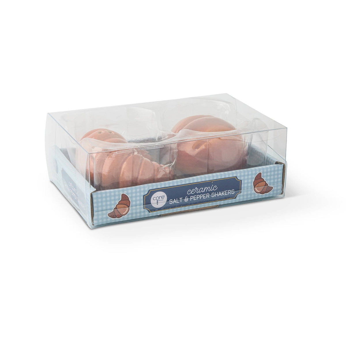 Croissant Ceramic Salt & Pepper Shakers