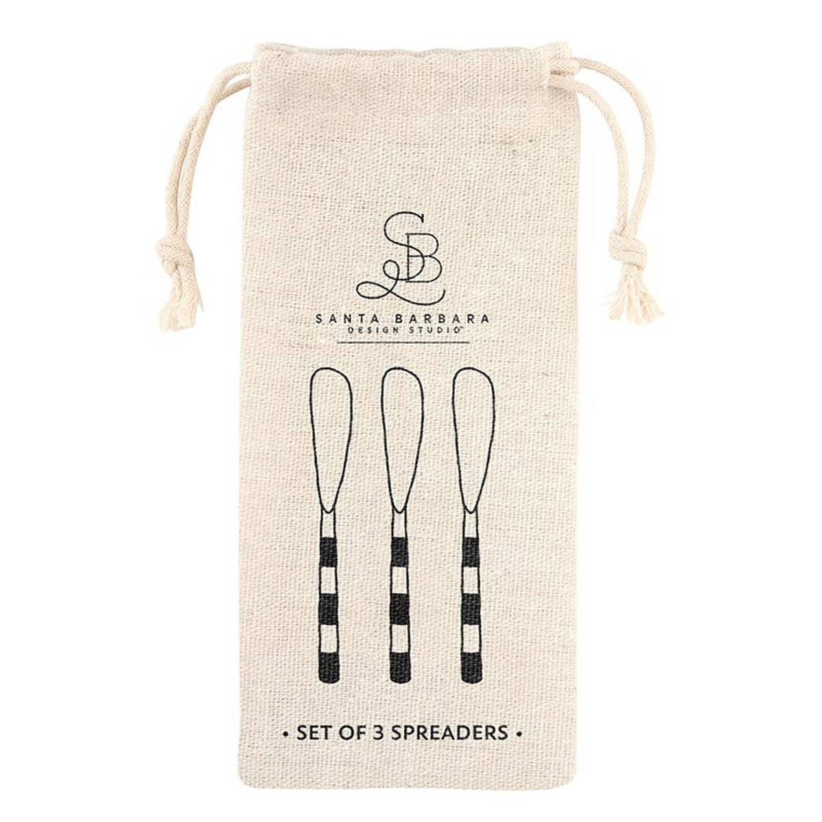 Marble-Handle Cheese Spreaders, Set of 3