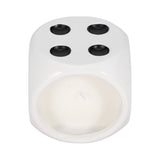 Scented Candle - Tobacco Scented Wax Ceramic Dice, 9 Oz
