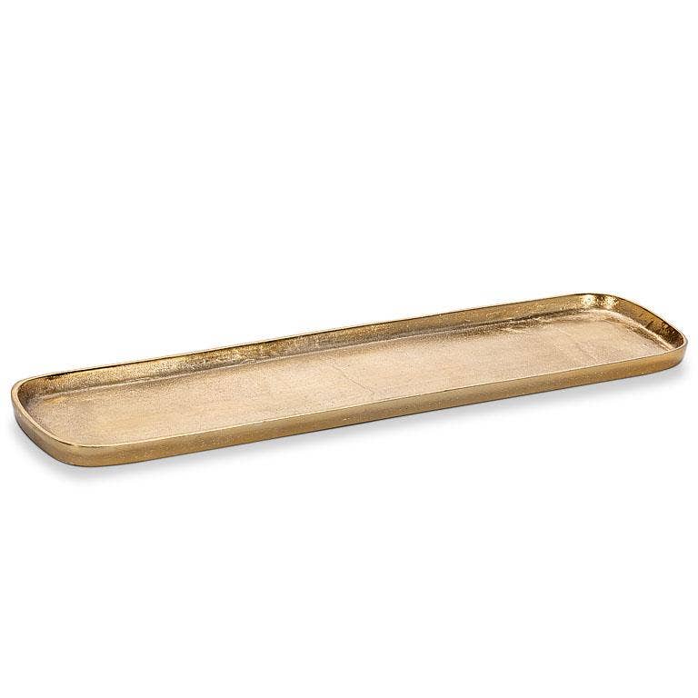 Gold Oval Tray, Large