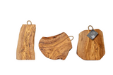 Italian Olivewood Charcuterie and Cheese Board - Rope Handle