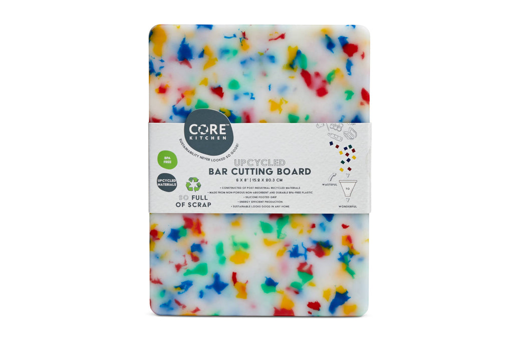 Confetti Recycled Plastic Cutting Board, Extra-Small