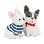 French Bulldog Ceramic Salt & Pepper Shakers