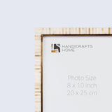 Picture Frame Halo Keys White, 3 Sizes: 8x10
