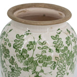 6.5x6.5x11.5" Verdant Whisper Ceramic Vase