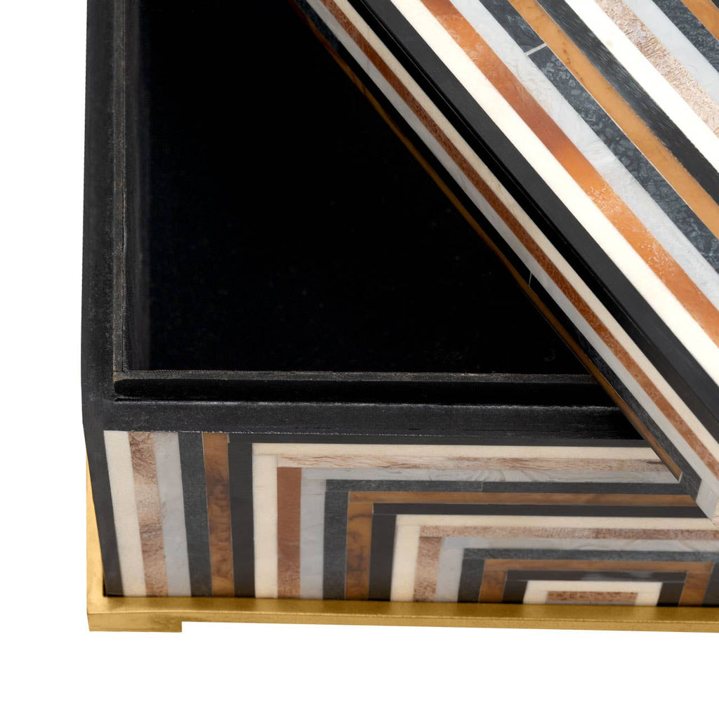 Hamett Geometric Lidded Box