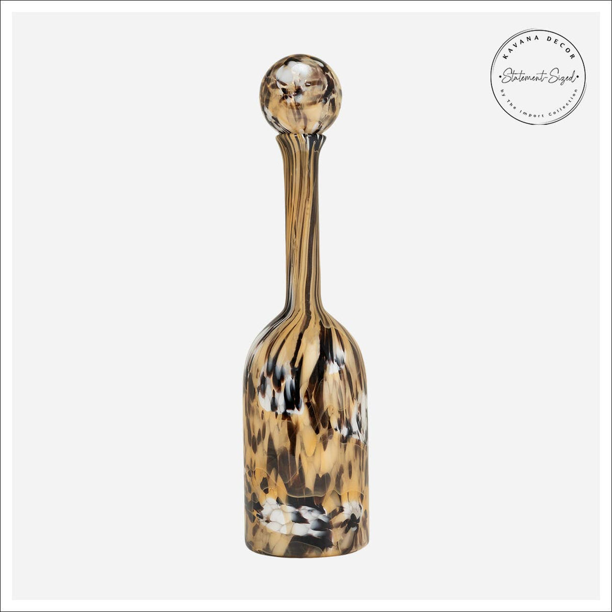 Amalena Art Glass Bottle Vase, Large