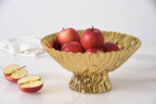 Mascali D'oro Gold Large Footed Bowl