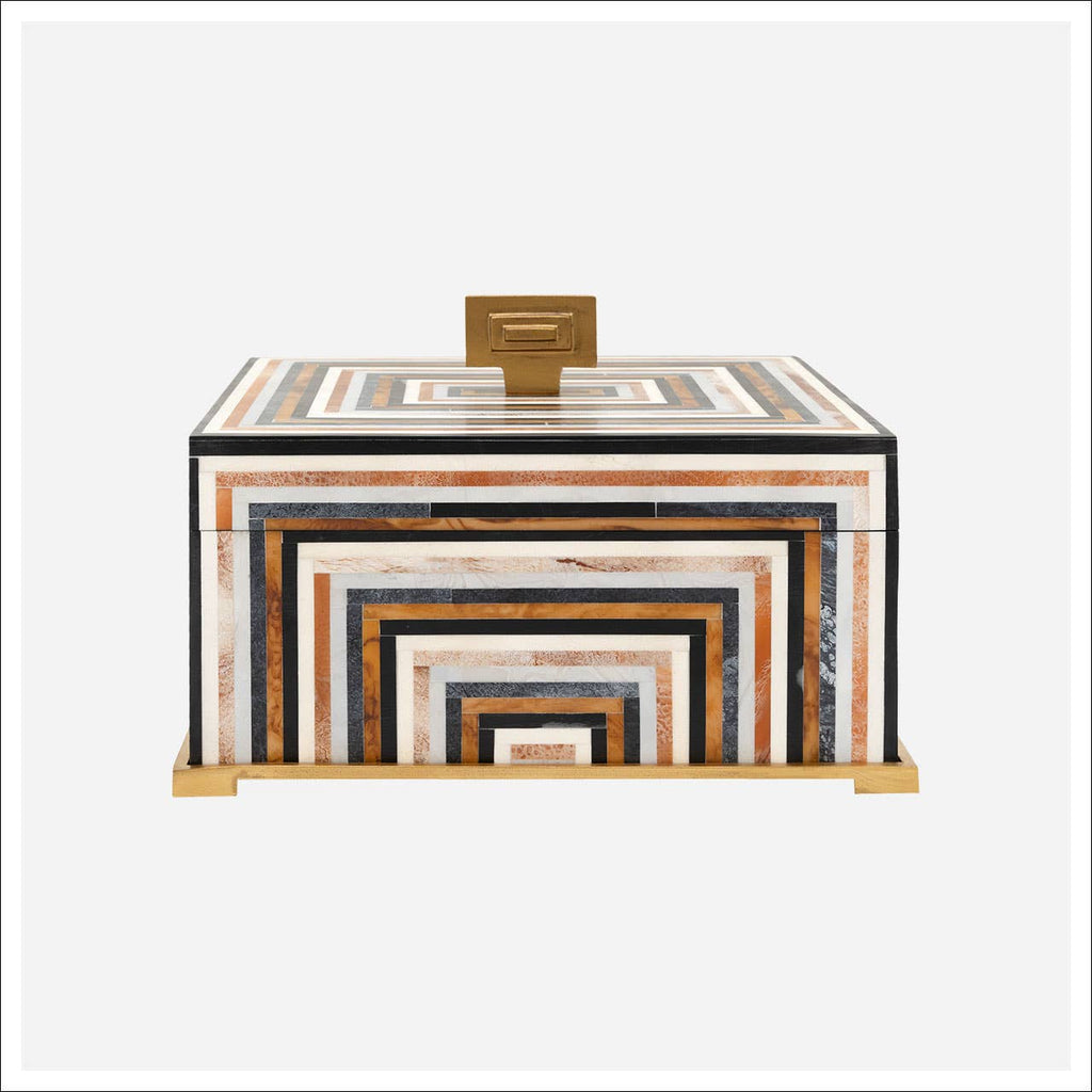 Hamett Geometric Lidded Box