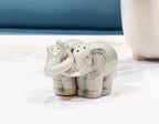 Hugging Elephants Ceramic Salt & Pepper Shakers