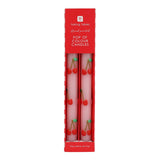 Cherry Dinner Candles - 2 Pack
