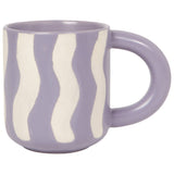 Grape Groovy Mug: Gray