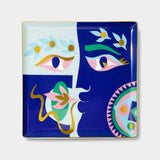 OCTAEVO Ceramic Tray / Catchall by Claire Johnson - Blue