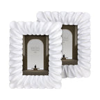 Liberty White Scalloped Frames, Set of 2