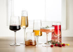 Optic Glass Wine Goblet